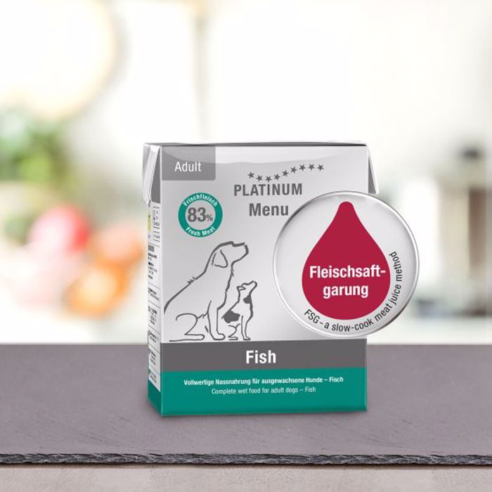 PLATINUM MENU uGI TROFI SKuLOu ADULT FISH 375gr